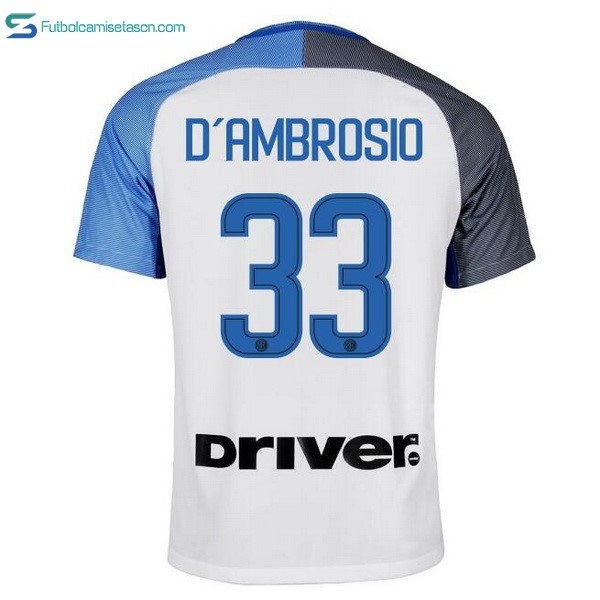 Camiseta Inter 2ª D'Ambrosio 2017/18